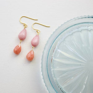 Candy Crush Teardrops Earrings in Pink