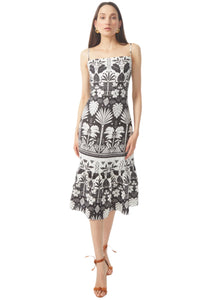 Devora Dress in Moroccan Shadow Print