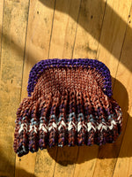 Load image into Gallery viewer, Sis Clutch in Grape/Bronze
