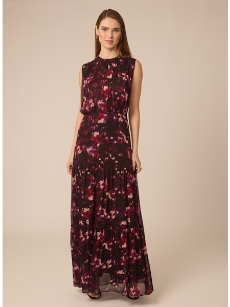 Amelia Dress in Smokey Floral Print