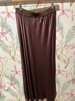 Load image into Gallery viewer, Bias Cut Skirt in Chocolate

