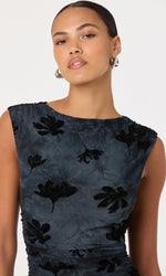 Load image into Gallery viewer, Tionne Dress in Teal Black
