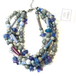 Load image into Gallery viewer, Sylvie Statement Necklace in Peri Silver
