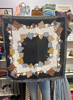 Load image into Gallery viewer, Vintage Handbags Scarf in Black

