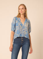 Load image into Gallery viewer, Callie Blouse in Yucatán Print
