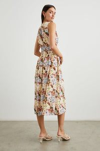 Izzy Dress in Painted Floral