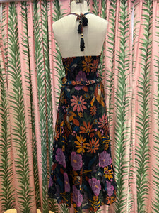 Faint Maxi Dress in Textured Flower
