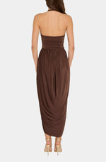 Load image into Gallery viewer, Rosado Midi Dress in Cocoa
