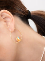 Load image into Gallery viewer, Small Cocker Spaniel Dog Hoop Earrings
