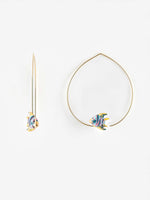 Load image into Gallery viewer, Small Rainbow Fish Hoop Earrings
