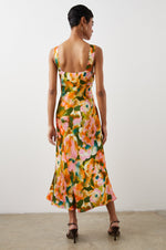 Load image into Gallery viewer, Jacinda Dress in Terra Floral
