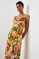Load image into Gallery viewer, Jacinda Dress in Terra Floral

