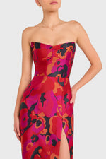 Load image into Gallery viewer, Ivy Midi Dress in Pink Multi
