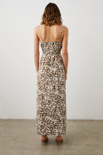 Load image into Gallery viewer, Justine Dress in Sepia Cheetah
