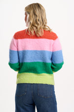 Load image into Gallery viewer, Dayna Jumper in Multi Rainbow Stripes
