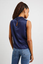 Load image into Gallery viewer, Kaleen Top in Navy
