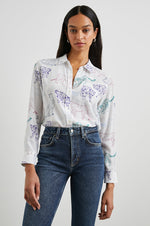 Load image into Gallery viewer, Kate Shirt in Jewel Wildcats
