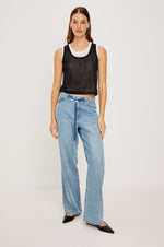 Load image into Gallery viewer, Kelly Top in Black/Ivory
