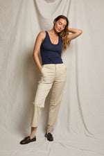 Load image into Gallery viewer, Khara Binded Tank in Navy
