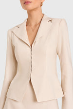 Load image into Gallery viewer, Alana Jacket in Stone
