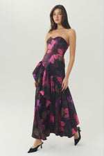Load image into Gallery viewer, Torin Dress in Black Multi
