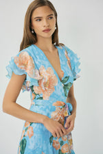 Load image into Gallery viewer, Rhetta Dress in Sandwashed Floral
