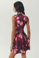 Load image into Gallery viewer, Michelle Dress in Red Watercolor Floral

