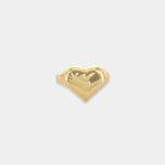 Load image into Gallery viewer, Gold Plated Heart Signet Ring

