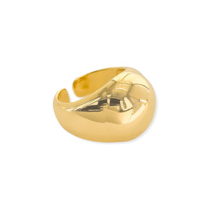 Gold Plated Dome Ring