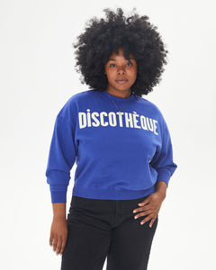 Le Drop Sweatshirt in Cobalt Discothèque