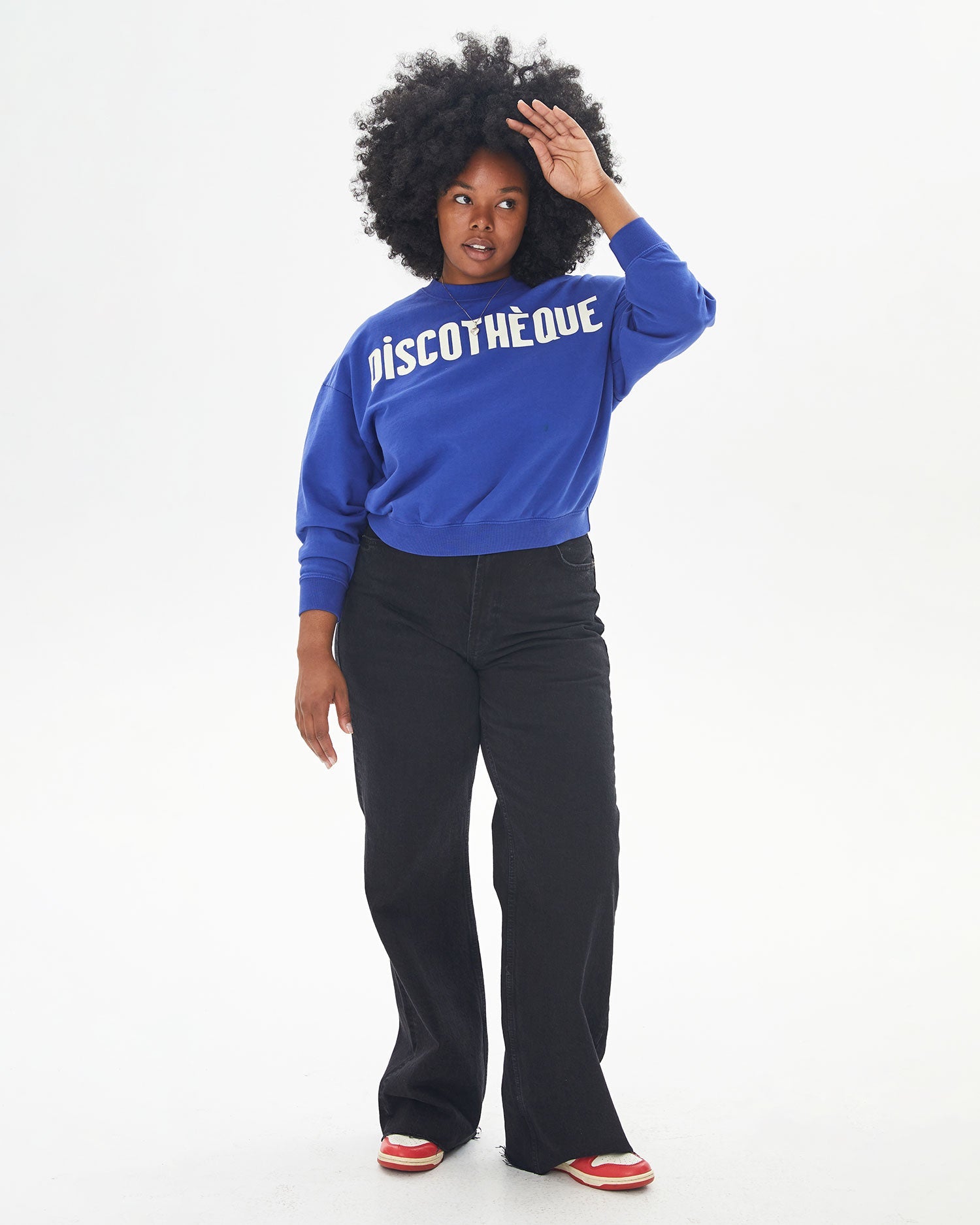 Le Drop Sweatshirt in Cobalt Discothèque