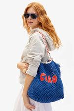 Load image into Gallery viewer, L&#39;Été Tote in Cobalt Ciao
