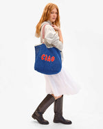 Load image into Gallery viewer, L&#39;Été Tote in Cobalt Ciao
