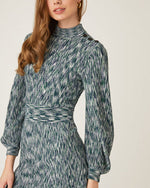 Load image into Gallery viewer, Molly Knit Dress in Sage Multi
