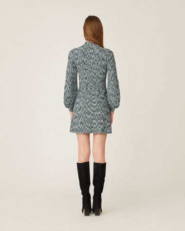 Molly Knit Dress in Sage Multi