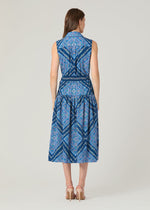 Load image into Gallery viewer, Pauletta Dress in Blue Multi
