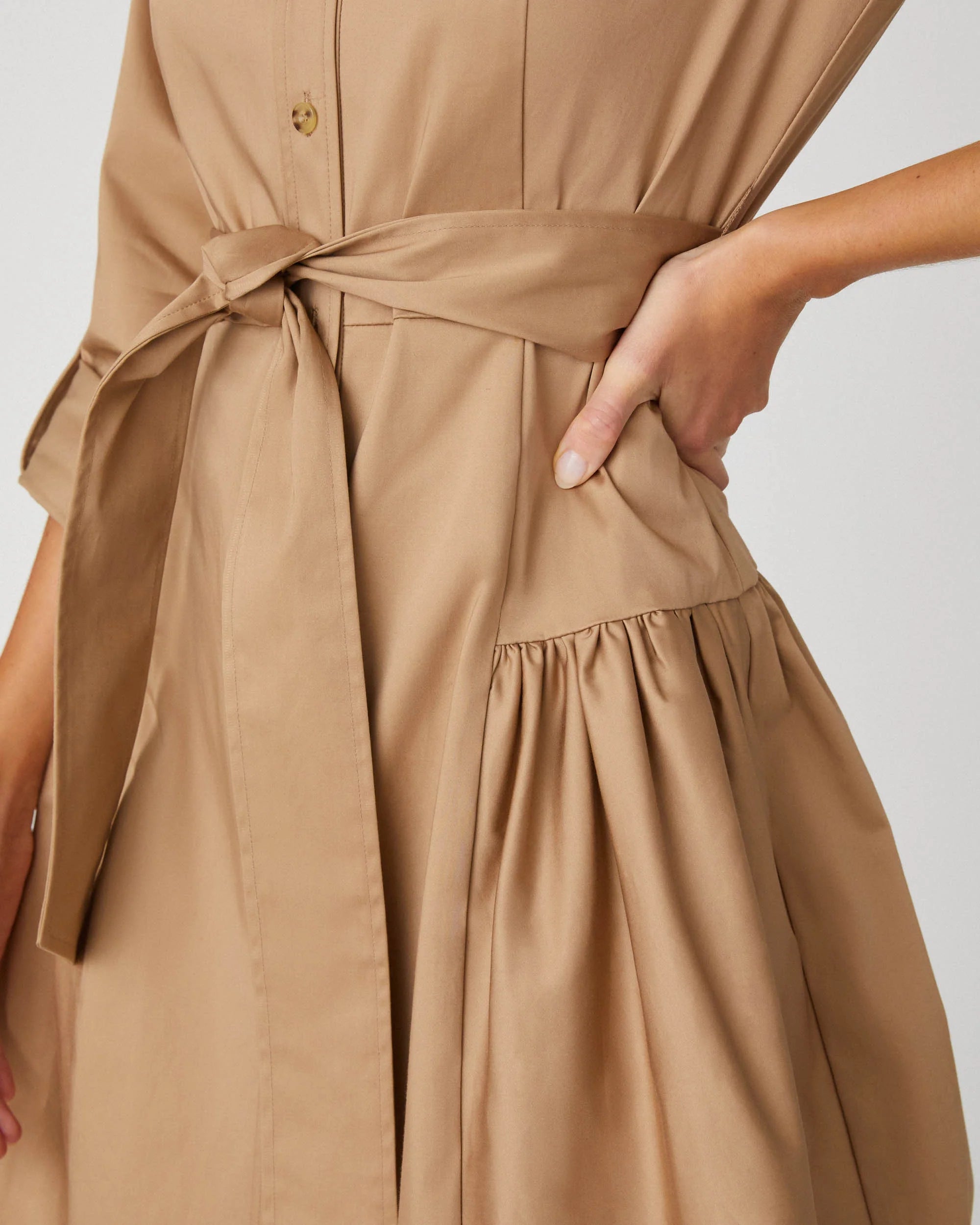 Ruth Dress in Khaki