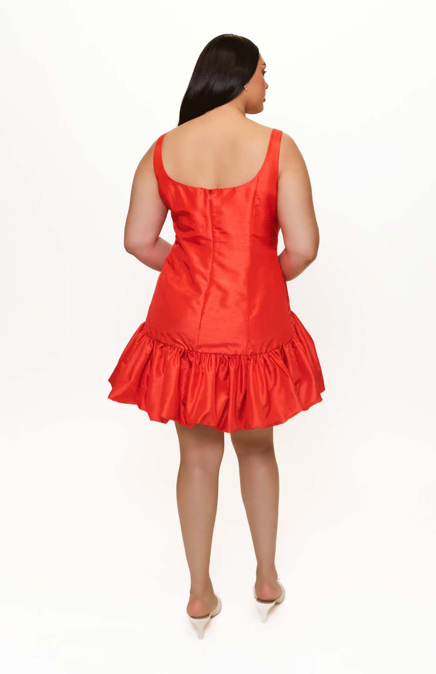 Lowry Dress in Poppy Red