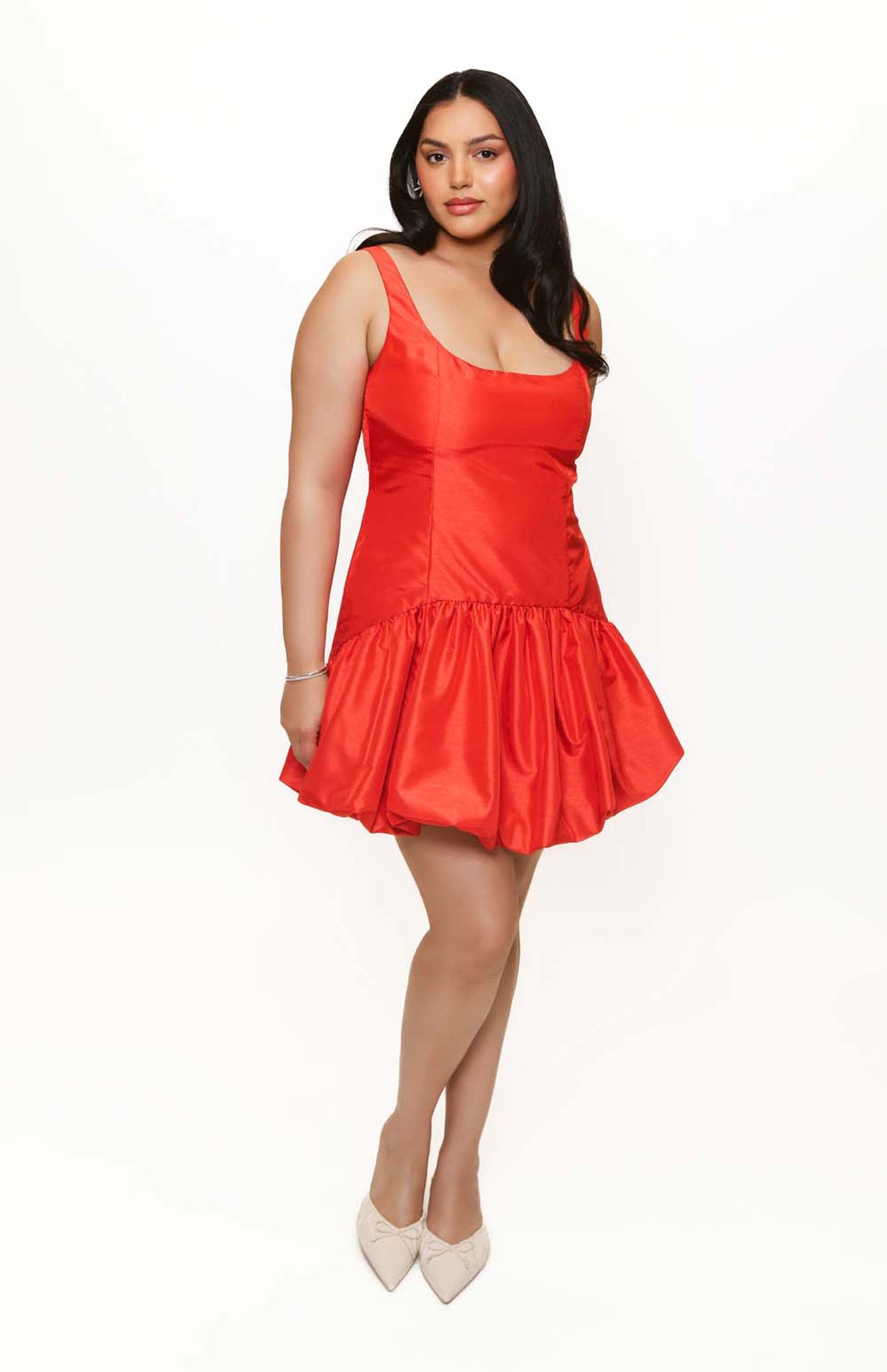 Lowry Dress in Poppy Red
