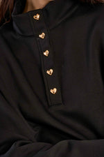 Load image into Gallery viewer, Marie Sweatshirt in Black
