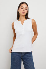 Load image into Gallery viewer, Mayla Tank in White
