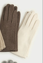 Load image into Gallery viewer, Chic Plain Gloves in Ivory
