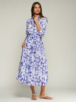 Load image into Gallery viewer, Wrap Skirt in Blue Toucans
