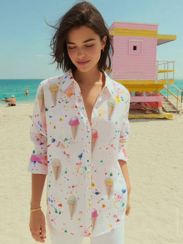 V-Neck Hardware One-Piece Swimsuit