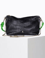 Load image into Gallery viewer, Mallow Lamb Leather Pouch in Black

