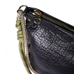 Load image into Gallery viewer, Mallow Lamb Leather Bag in Bubble Noir
