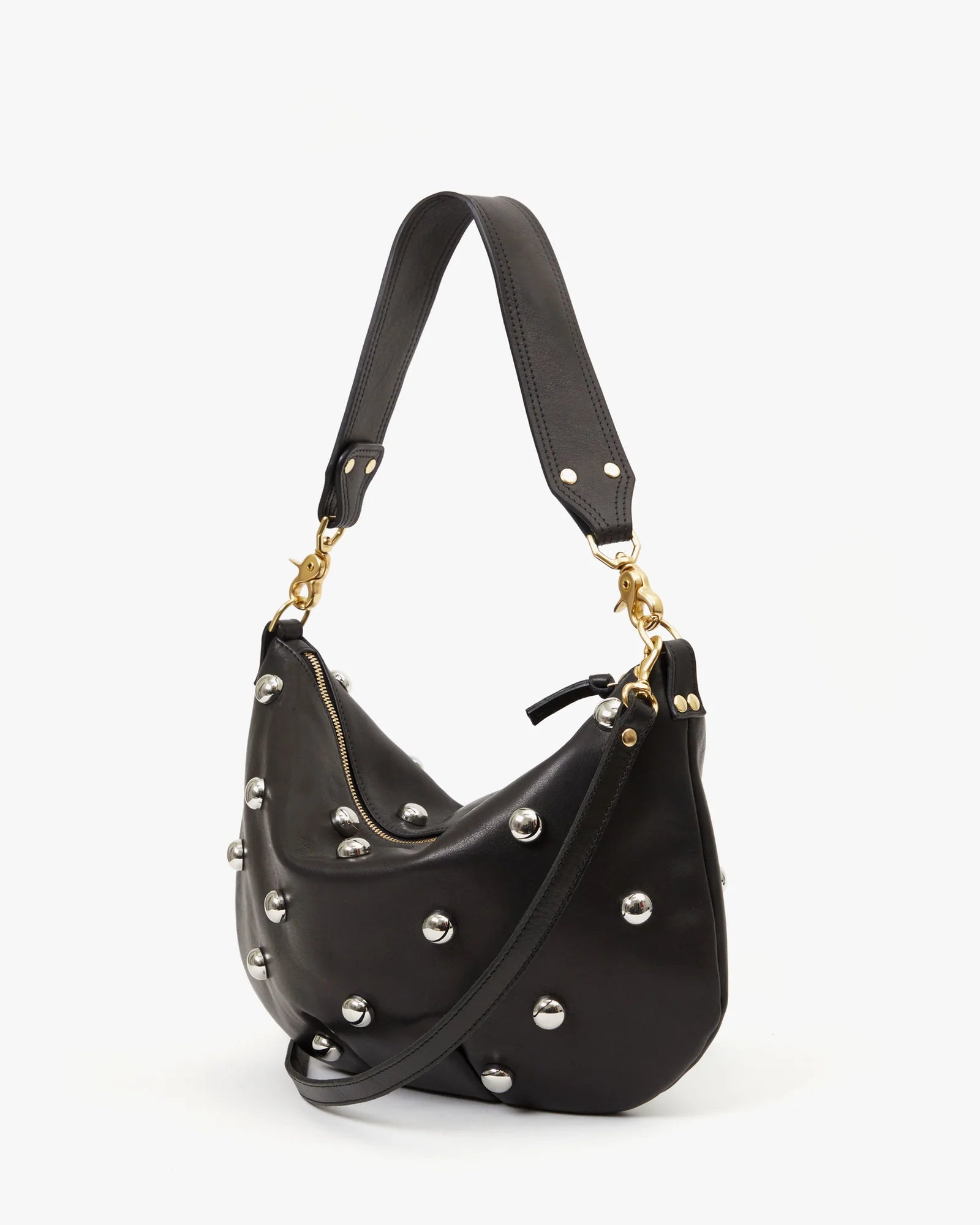 Moyen Messenger with Studs in Black