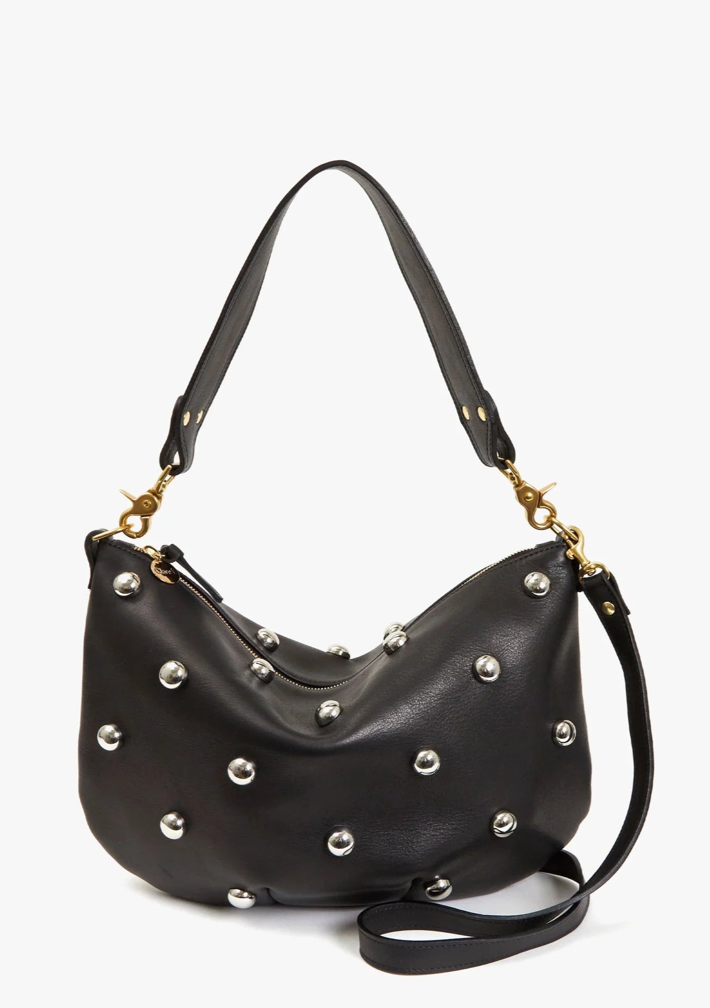 Moyen Messenger with Studs in Black