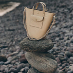Load image into Gallery viewer, Notion Calf Leather Bag in Vanille
