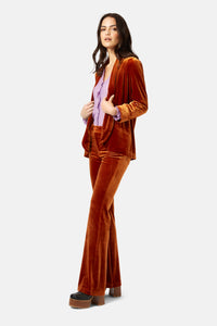 Boyfriend Jacket in Brown